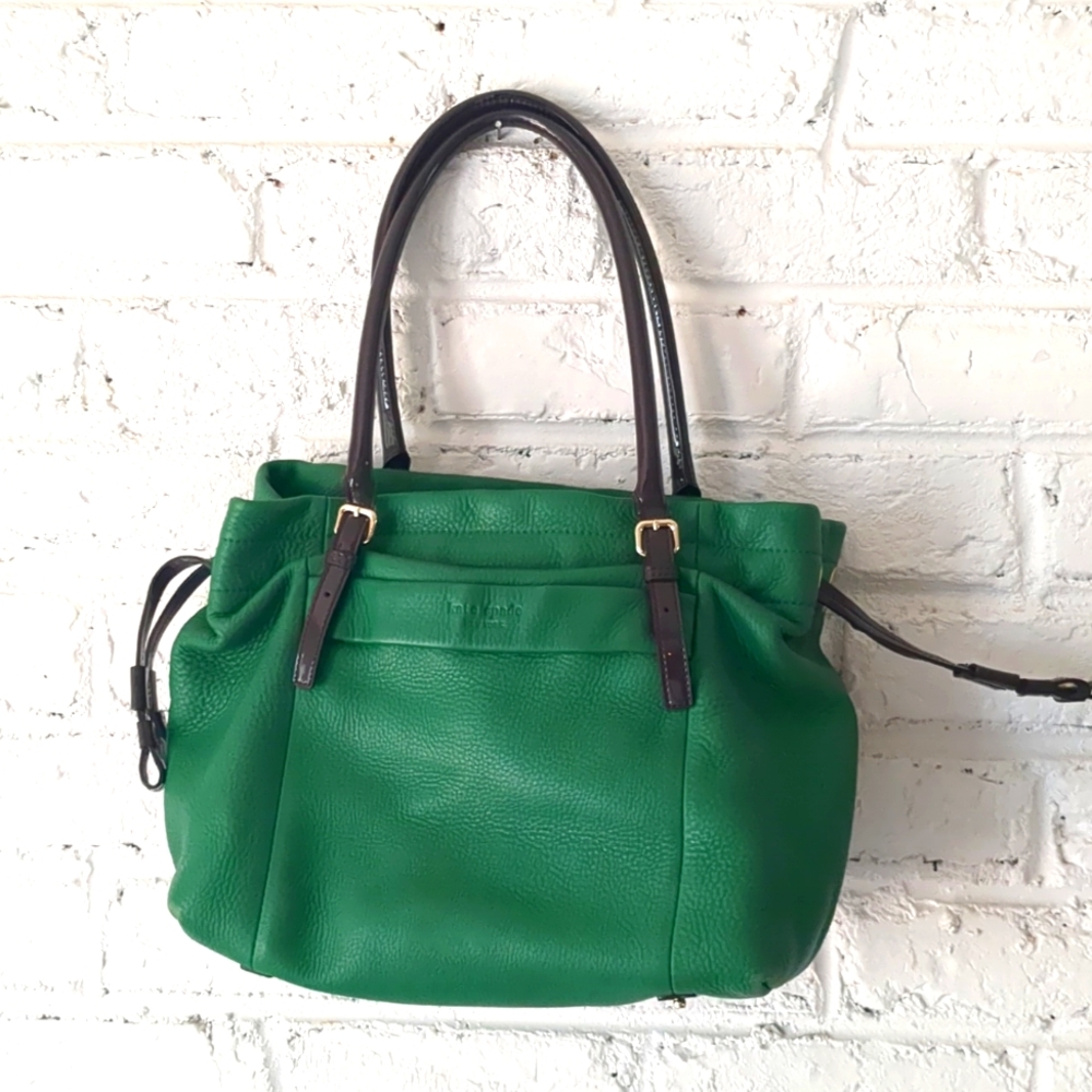 Kate Spade New York Westbury Drawstring Opus GREEN Shoulder Handbag